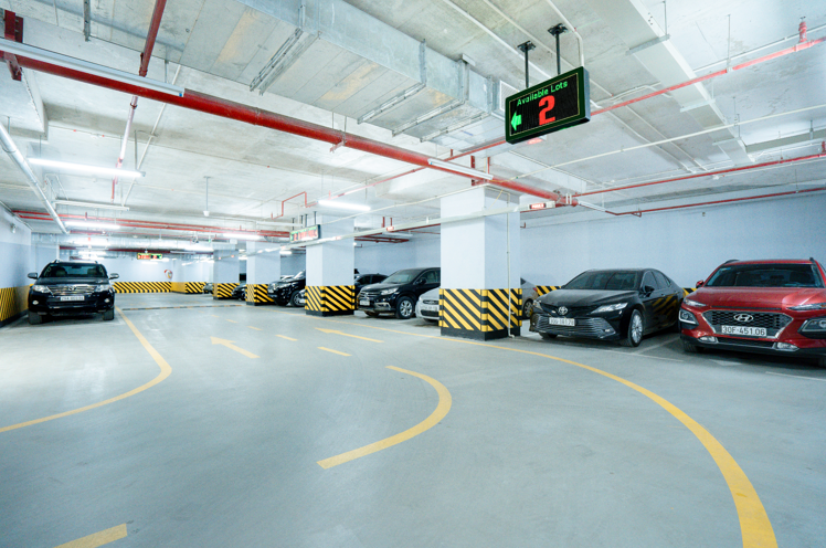 Được áp dụng ở tất cả các dự án của Sunshine Group, bãi đỗ xe thông minh là một trong những tiện ích nổi bật dành cho cư dân.