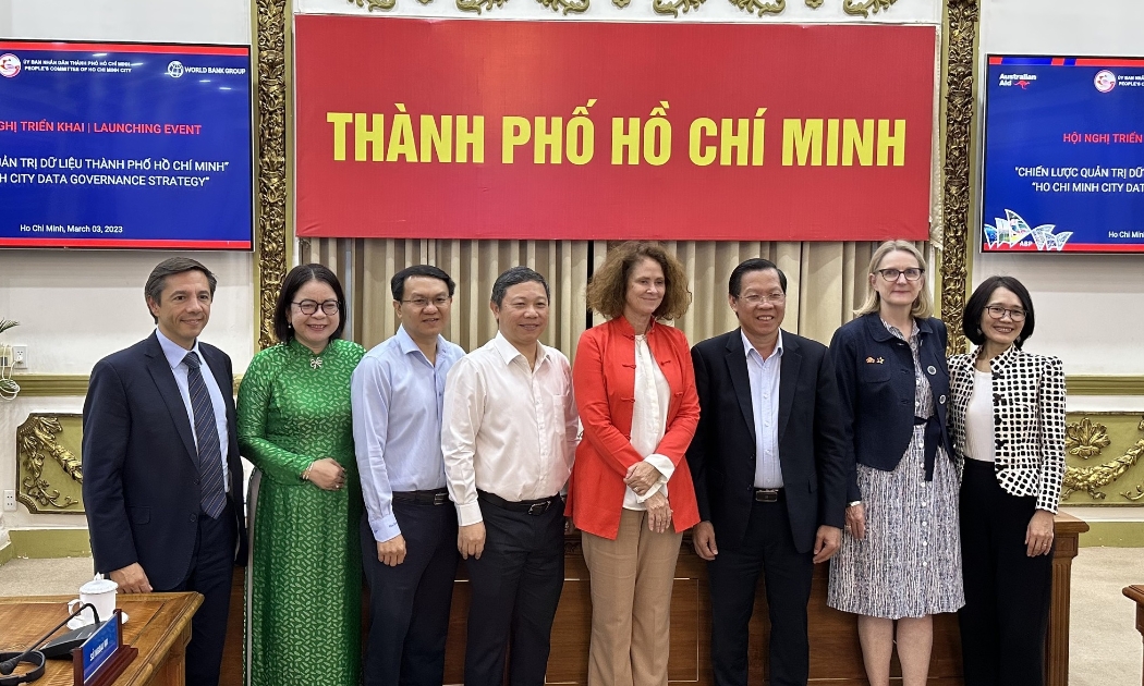 Hội nghị triển khai Chiến lược quản trị dữ liệu TP.HCM đến năm 2025, định hướng đến năm 2030 diễn ra sáng 3/3 tại UBND TP.HCM.