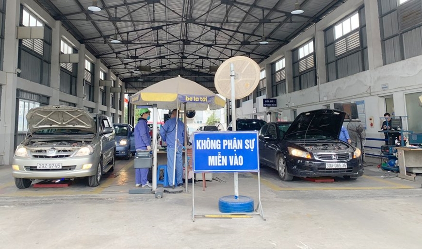22 trong tổng số 31 trạm đăng kiểm trên địa bàn Thủ đô đã dừng hoạt động.
