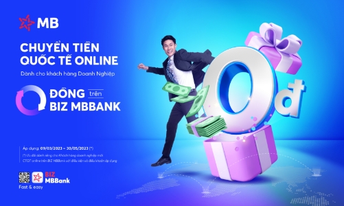 Giao dịch thương mại quốc tế dễ dàng với tính năng chuyển tiền quốc tế online 0 đồng trên BIZ MBBank 