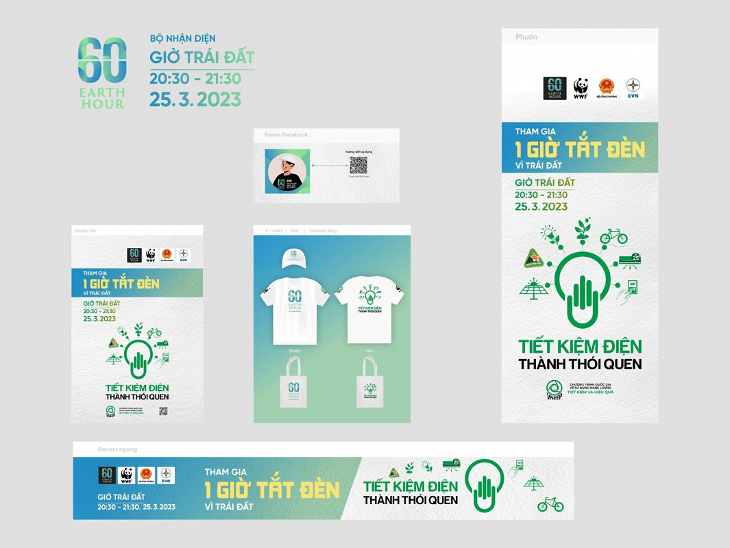 Giờ Trái đất năm 2023 sẽ diễn ra từ 20h30 đến 21h30, ngày 25/3/2023 (thứ Bảy) trên khắp mọi miền tổ quốc.