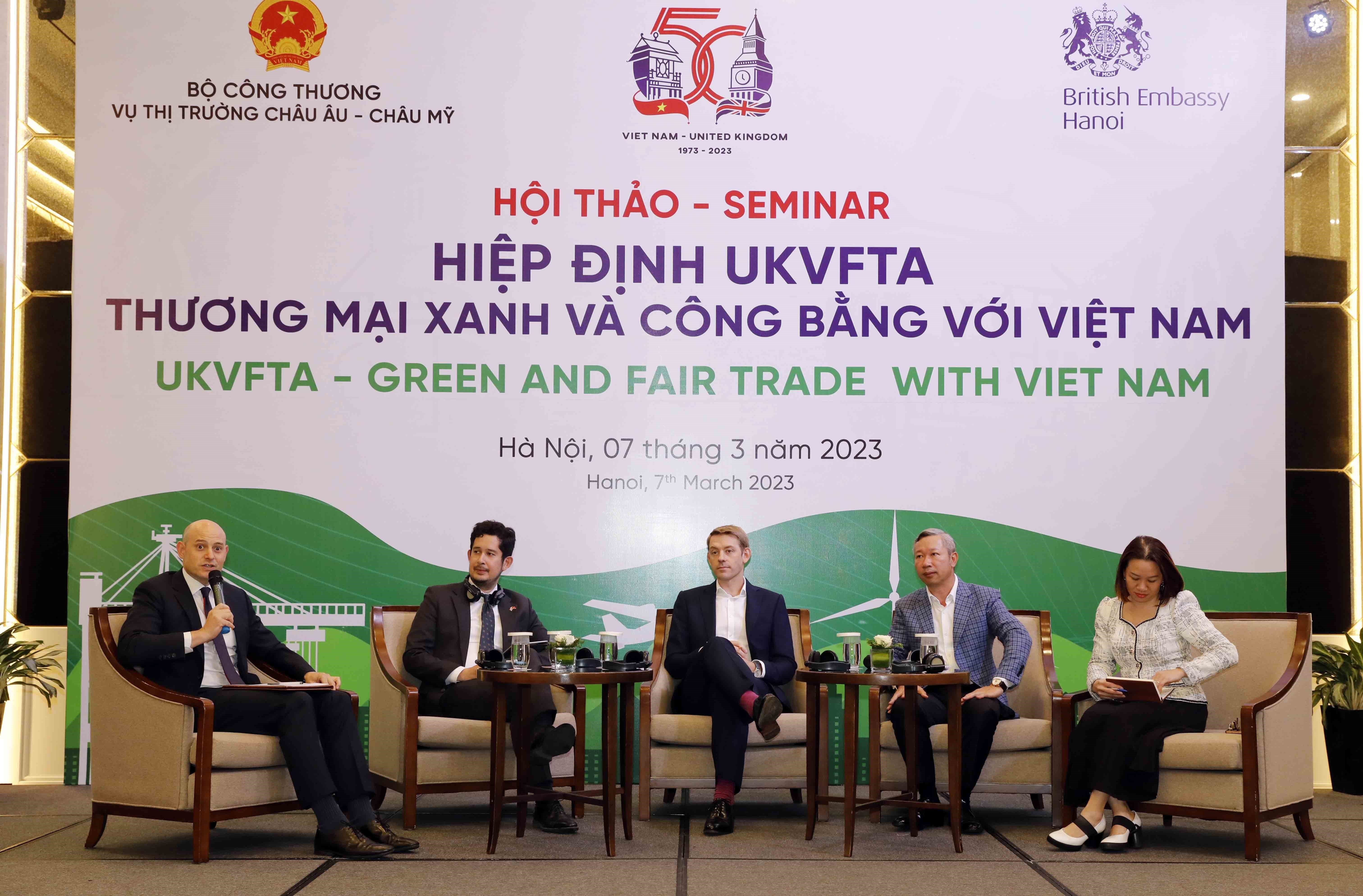 Seminar looks to boost green and fair trade between Vietnam and UK - Ảnh 1