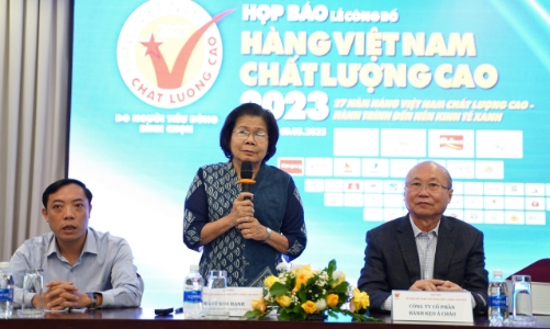 Hơn 500 doanh nghiệp đạt danh hiệu hàng Việt Nam chất lượng cao năm 2023