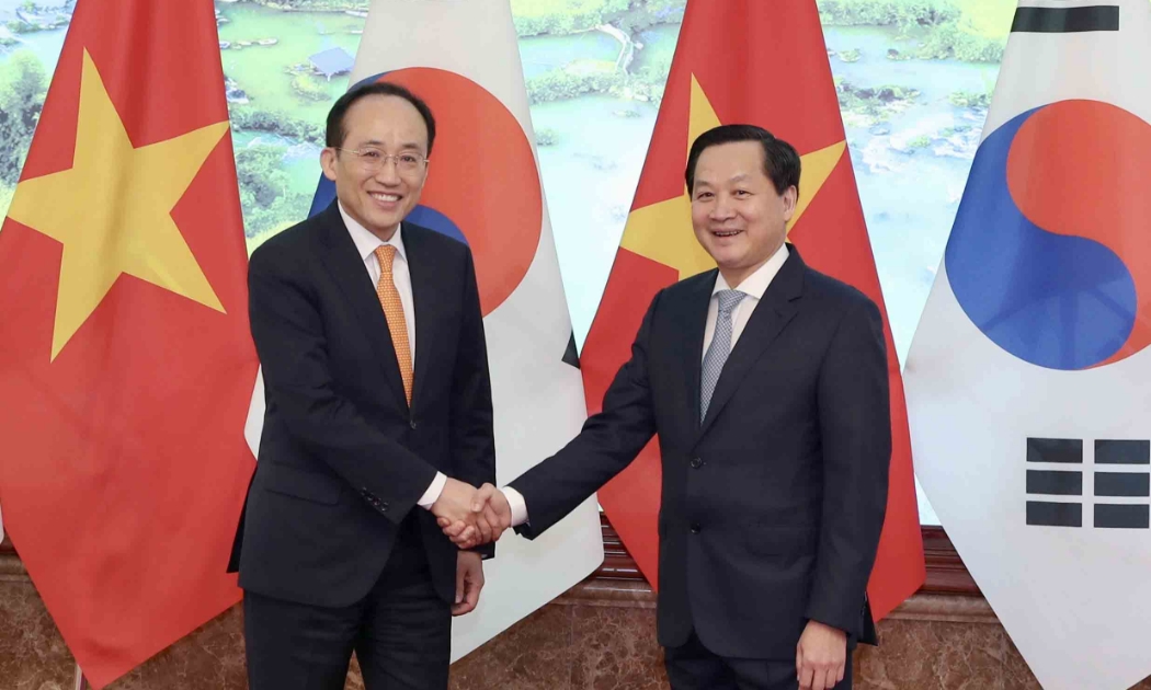 Phó Thủ tướng hai nước tại Đối thoại kinh tế cấp Phó Thủ tướng Việt Nam - Hàn Quốc.