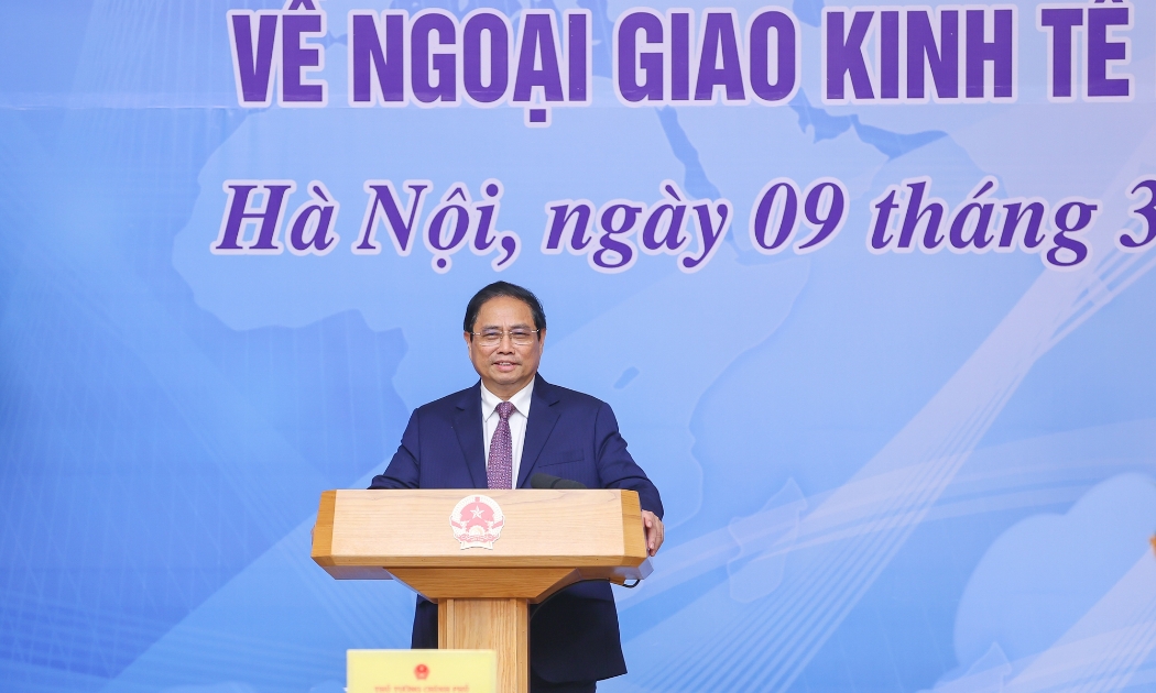 Thủ tướng phát biểu tại hội nghị - Ảnh: VGP