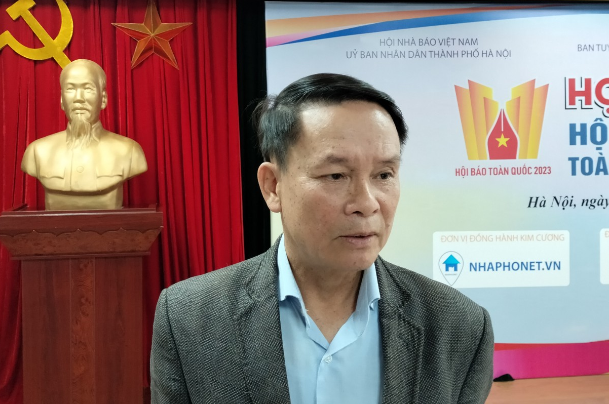 Ph&oacute; Chủ tịch Thường trực Hội Nh&agrave; b&aacute;o Việt Nam Nguyễn Đức Lợi: 