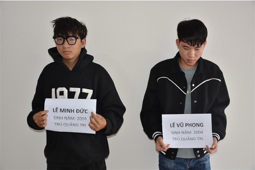 Hai đối tượng Phong và Đức. Ảnh: Bộ Công an
