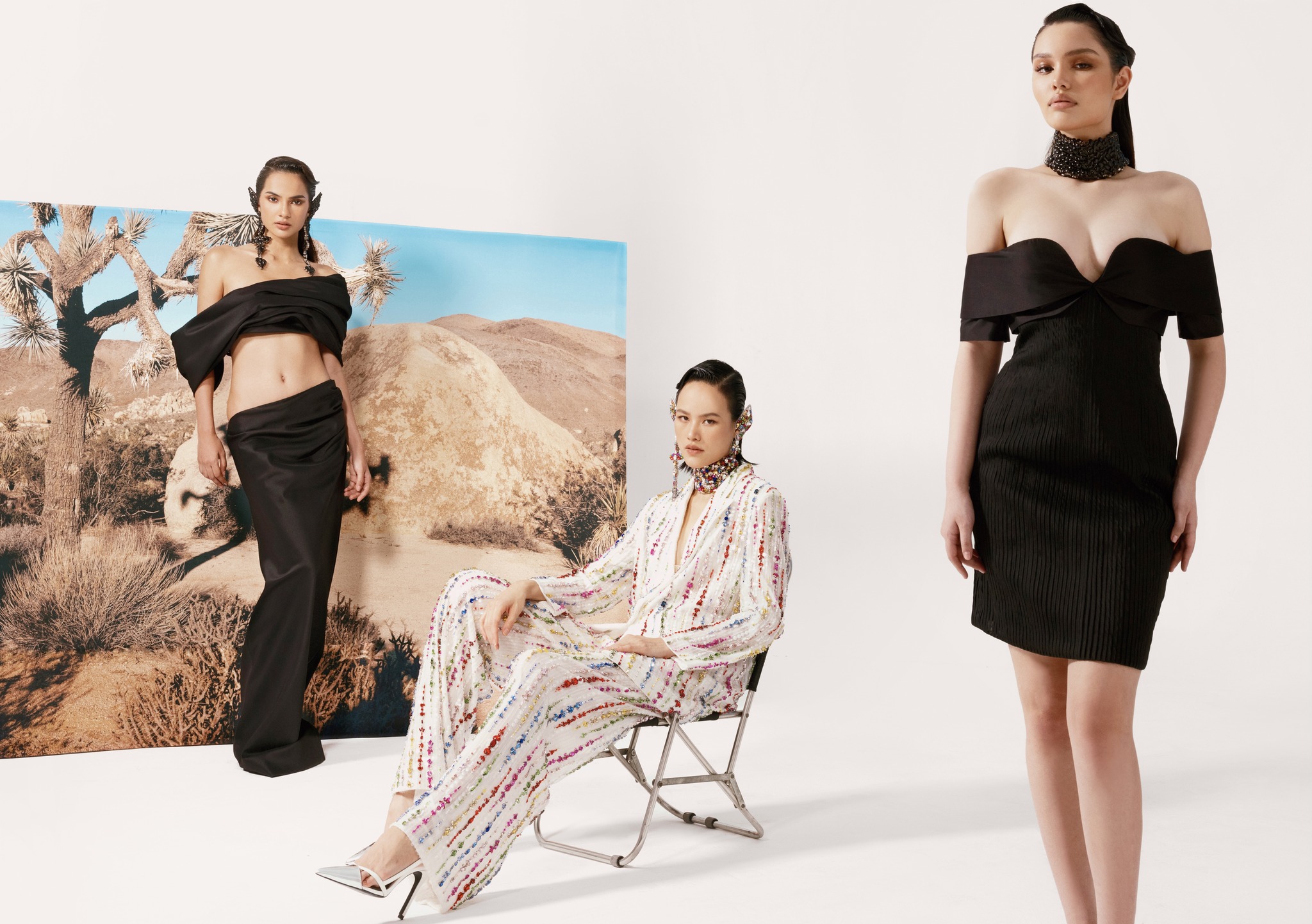 Một số mẫu trong BST Xuân - Hè 2023 Ready-to-wear của Công Trí.