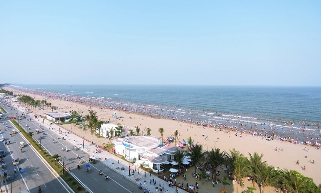 Thành phố Sầm Sơn nhìn từ trên cao