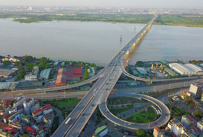 Việc đầu tư xây dựng cầu Thượng Cát giúp đảm bảo tính đồng bộ, thông suốt trong việc đầu tư toàn tuyến đường Vành đai 3,5.