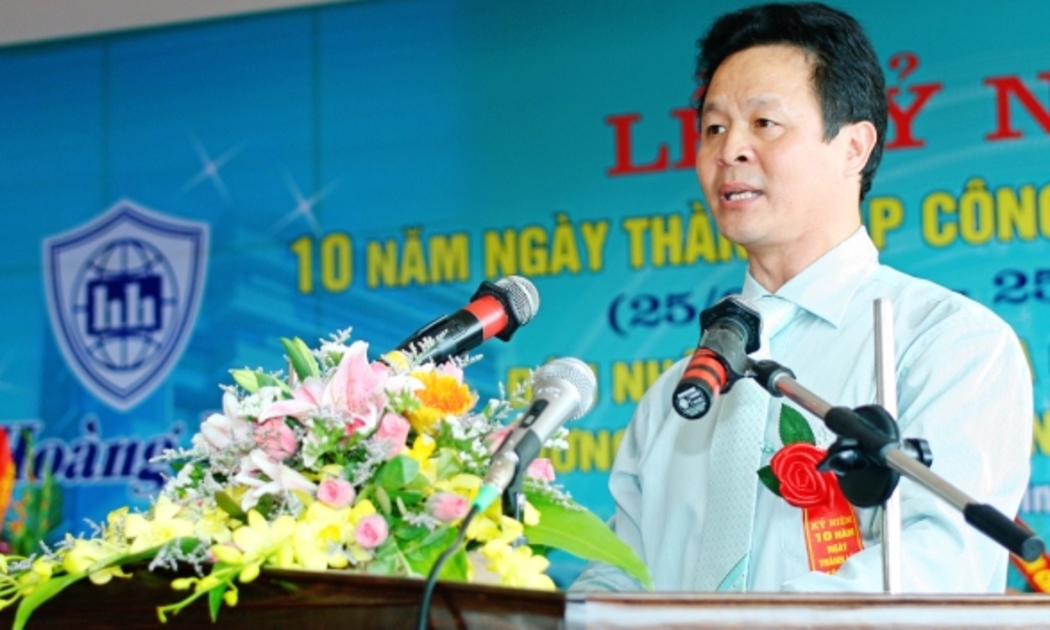  Ông Lưu Huy Hà - Chủ tịch HĐQT CTCP Hoàng Hà. 