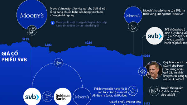 Toàn cảnh vụ SVB sụp đổ qua một biểu đồ