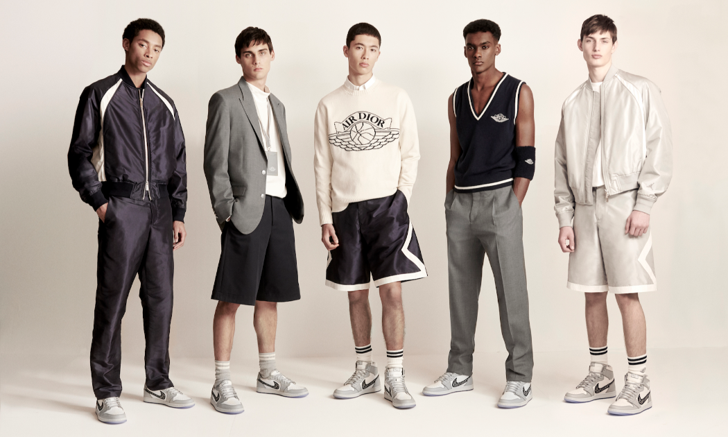 Sự hợp tác giữa Dior và Air Jordan đã khiến những đôi giày thể thao phiên bản giới hạn trị giá 2.000 USD bán hết trong vài phút. Ảnh: Dior