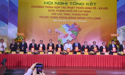 TP.HCM đẩy mạnh hợp tác phát triển với các tỉnh đồng bằng sông Cửu Long