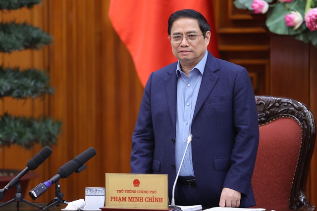 Thủ tướng làm Trưởng ban Chỉ đạo cơ cấu lại hệ thống các tổ chức tín dụng (Ảnh: VGP/Nhật Bắc).