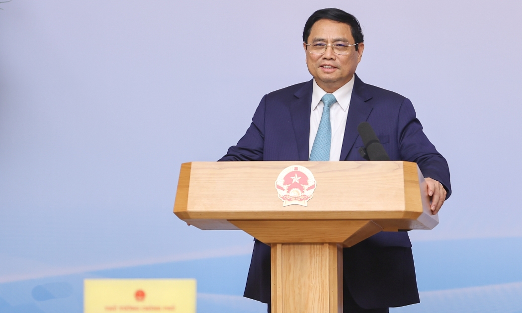 Thủ tướng Phạm Minh Chính phát biểu chỉ đạo tại hội nghị - Ảnh: VGP