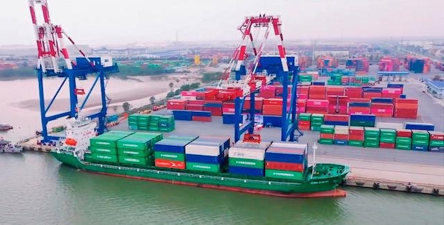 Chinese shipping company increasing visits to Hai Phong port