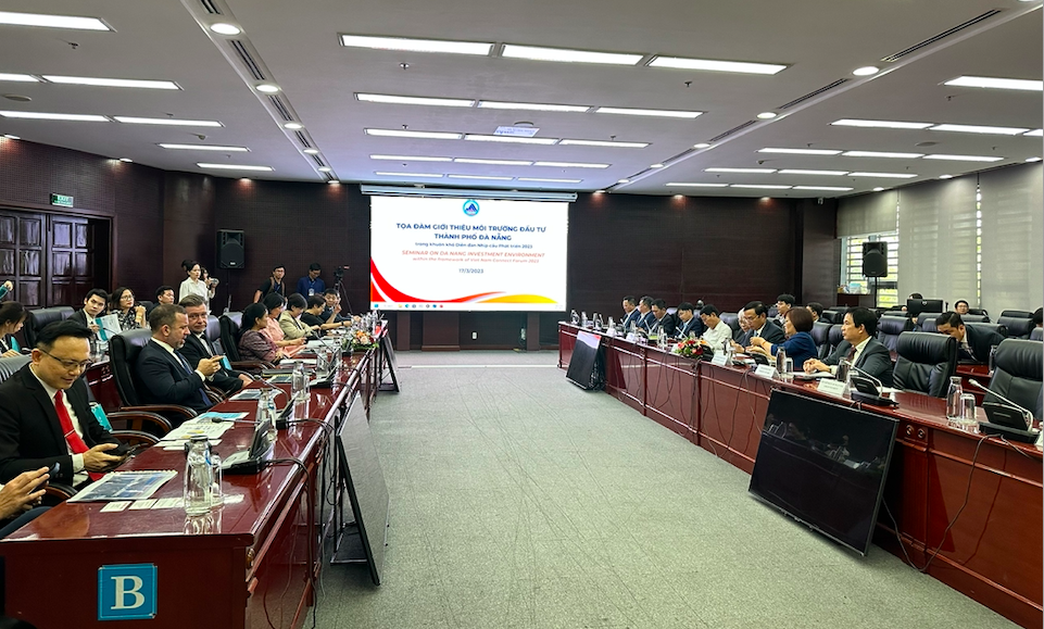 Tọa đ&agrave;m &ldquo;Giới thiệu m&ocirc;i trường đầu tư th&agrave;nh phố Đ&agrave; Nẵng&rdquo; s&aacute;ng 17/3,