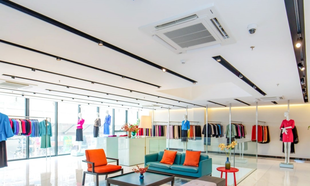 Điều hòa cục bộ thương mại thế hệ mới của Panasonic được nhiều cửa hàng thời trang cao cấp lựa chọn (Nguồn: Panasonic).