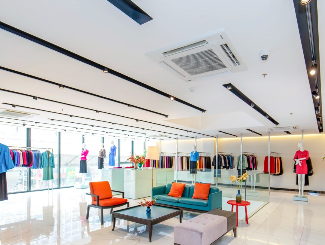 Điều hòa cục bộ thương mại thế hệ mới của Panasonic được nhiều cửa hàng thời trang cao cấp lựa chọn (Nguồn: Panasonic).