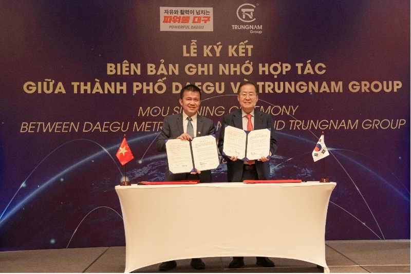 Trungnam Group & Daegu city sign MoU in renewable energy