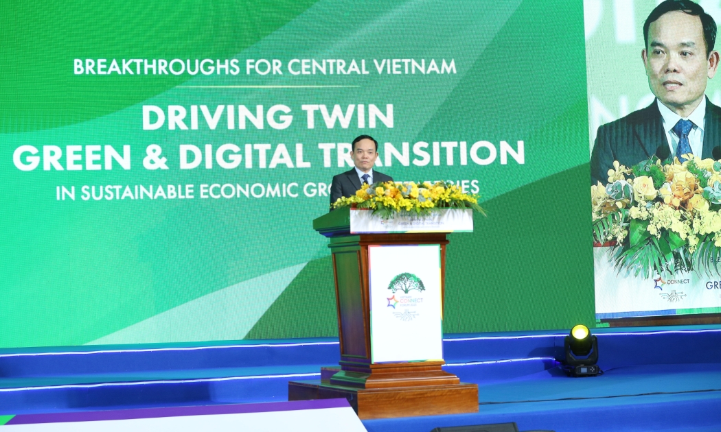 Phó Thủ tướng khẳng định Chính phủ sẽ tạo điều kiện thuận lợi để các đối tác, doanh nghiệp tìm hiểu cơ hội tại khu vực này. 