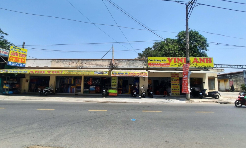 Mặt tiền khu đất số 4 đường Phạm Phú thứ, quận Tân Bình, TP.HCM, bị thanh tra do sử dụng sai mục đích.