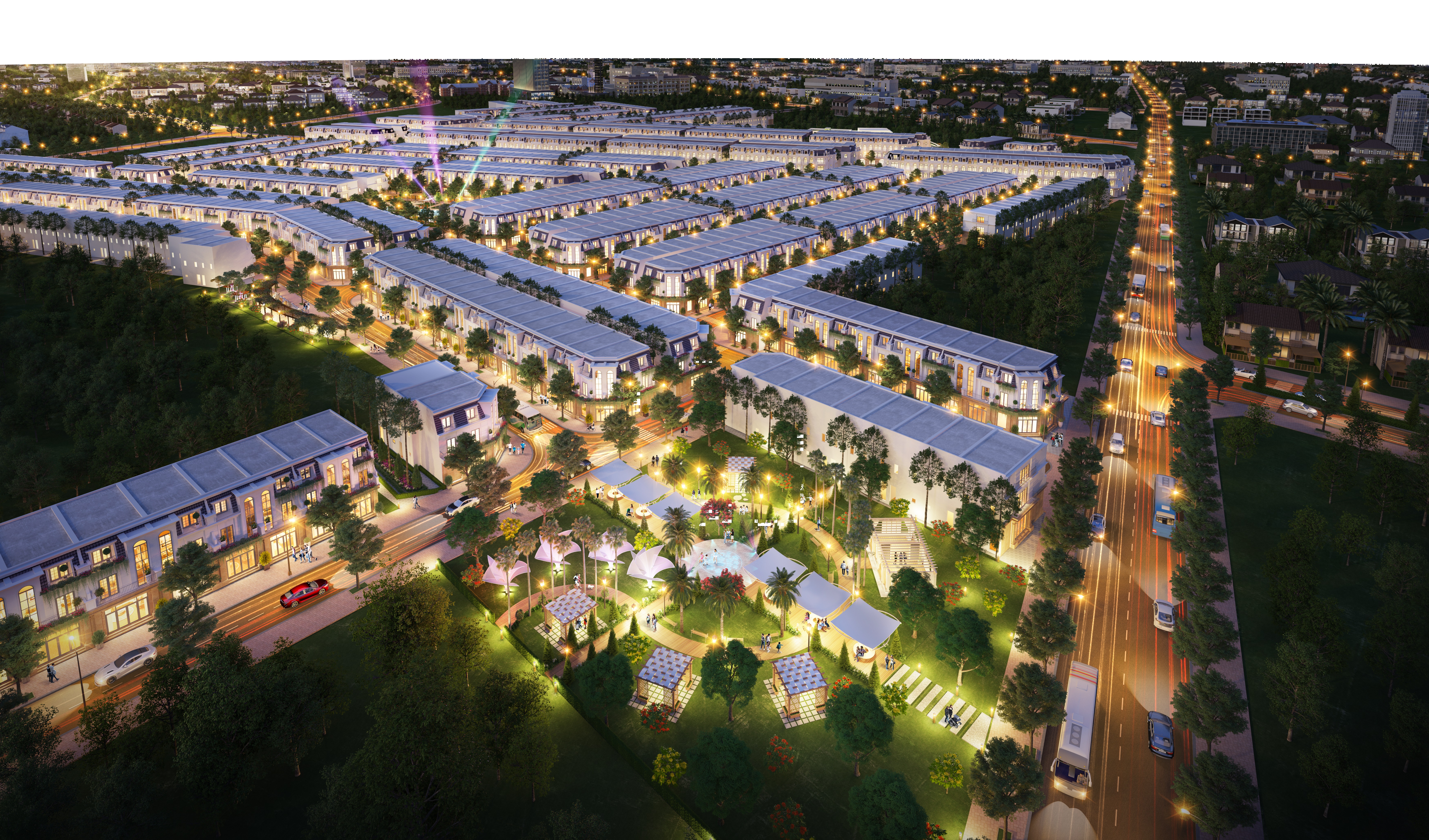 Phối cảnh khu compound thông minh, khép kín, giá rẻ 5F Apollo trên đường Nguyễn Văn Thành - ĐT 741.