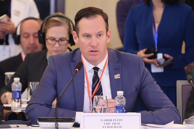 &Ocirc;ng Gabor Fluit, Chủ tịch Hiệp hội Doanh nghiệp ch&acirc;u &Acirc;u tại Việt Nam (EuroCham).