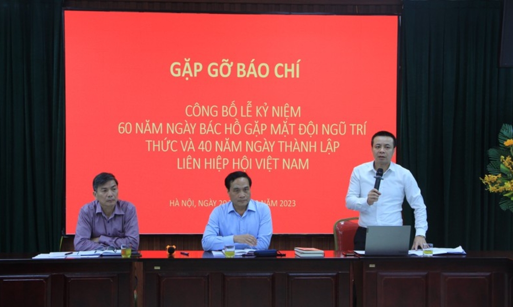 Ngày 20/3, Liên hiệp Hội Việt Nam tổ chức gặp gỡ báo chí 