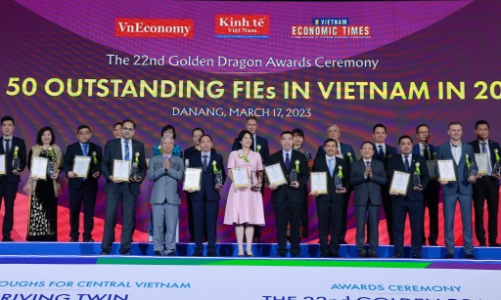 Top 50 Doanh nghiệp FDI tiêu biểu nhận Giải thưởng Rồng Vàng năm 2022 - 2023