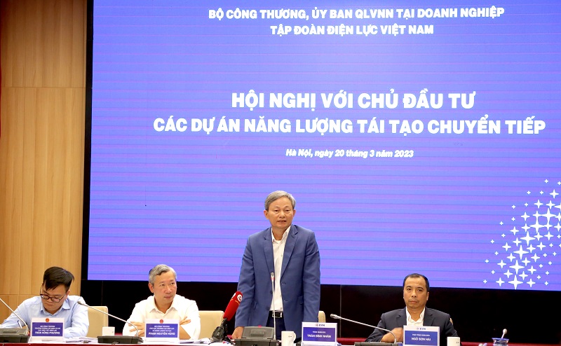 Ông Trần Đình Nhân - Tổng Giám đốc EVN.