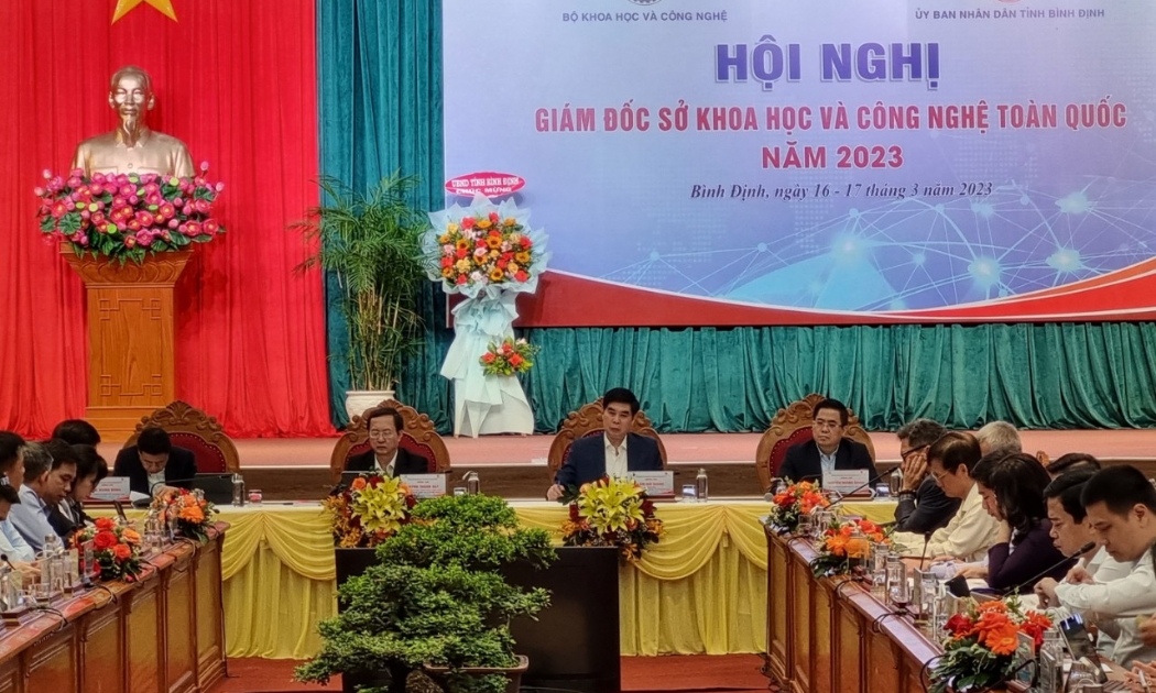 Hội nghị Giám đốc Sở Khoa học và công nghệ toàn quốc năm 2023 diễn ra tại Bình Định trong 2 ngày 16-17/3.