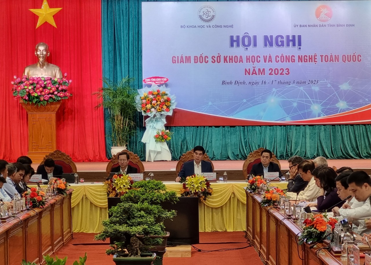Hội nghị Giám đốc Sở Khoa học và công nghệ toàn quốc năm 2023 diễn ra tại Bình Định trong 2 ngày 16-17/3.