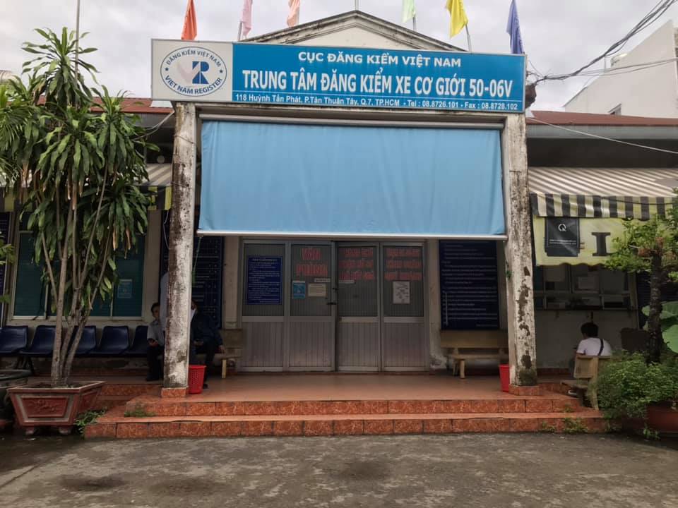 Trung tâm Đăng kiểm 50-06V đang tạm ngừng hoạt động vì hết hạn hợp đồng thuê mặt bằng.