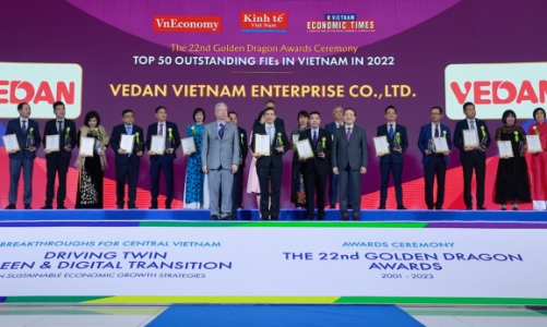 Vedan Việt Nam đạt danh hiệu Rồng Vàng 2023