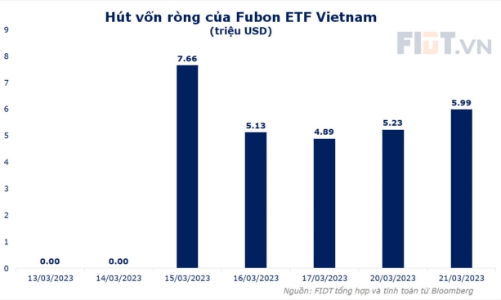 Fubon ETF đã hút được bao nhiêu tiền để mua cổ phiếu Việt Nam? 