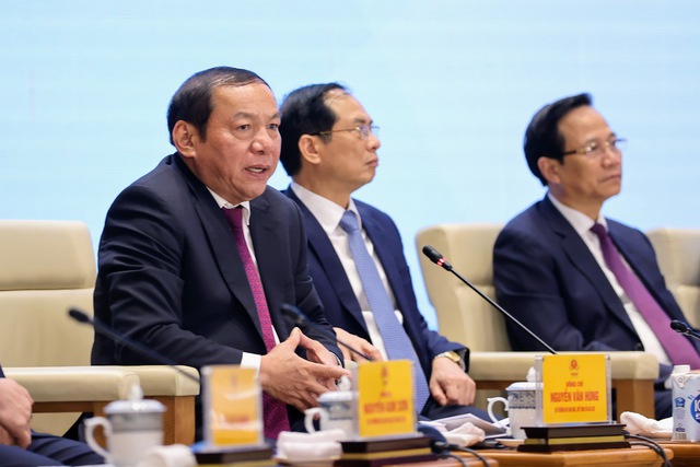 Bộ trưởng Bộ Văn hóa, Thể thao và Du lịch Nguyễn Văn Hùng: Các doanh nghiệp, những người làm văn hoá đã nỗ lực đưa nền công nghiệp văn hoá Việt Nam có điều kiện hội nhập và phát triển - Ảnh: VGP/Nhật Bắc.