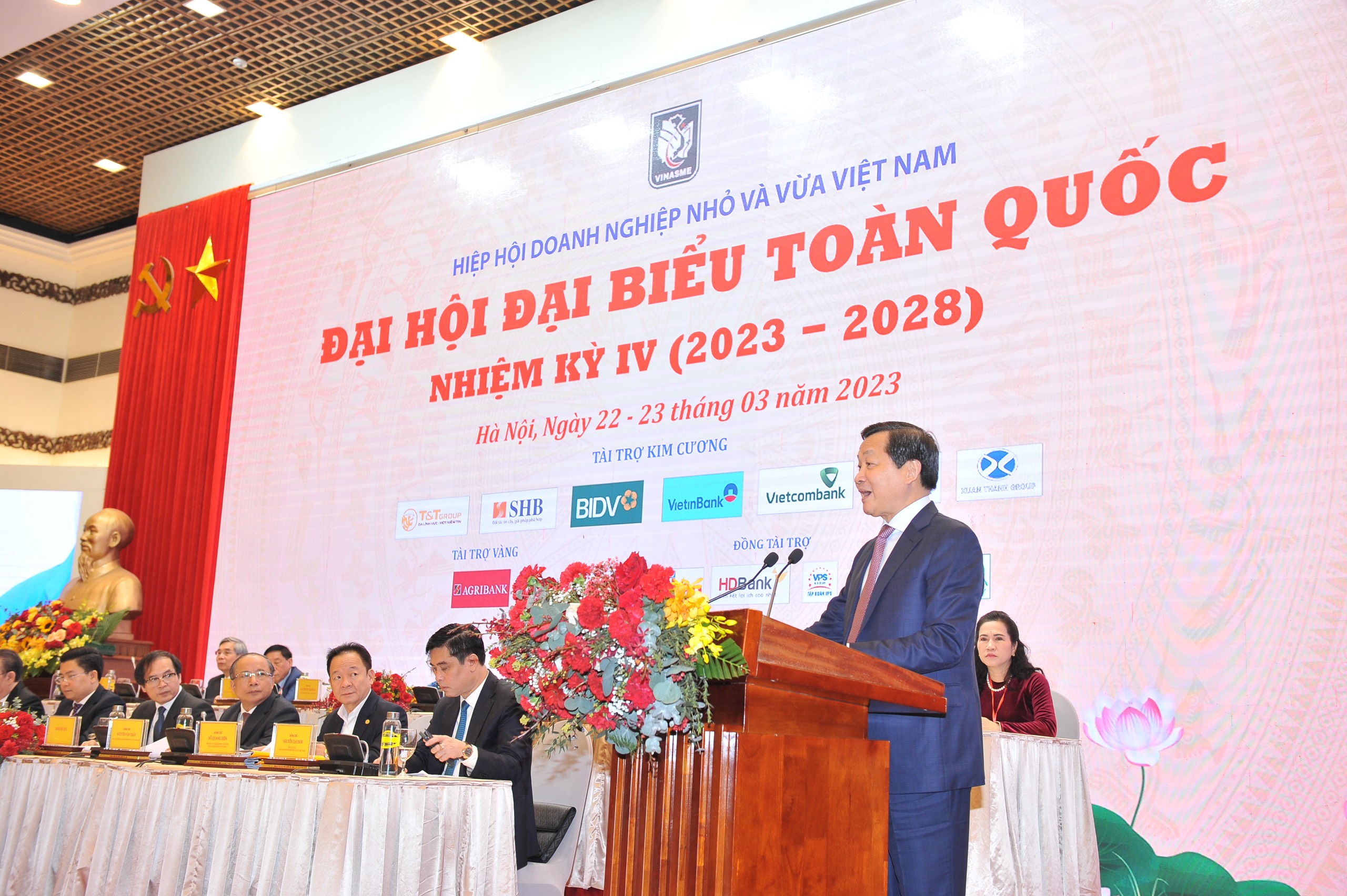 Phó Thủ tướng Chính phủ Lê Minh Khái phát biểu chỉ đạo.