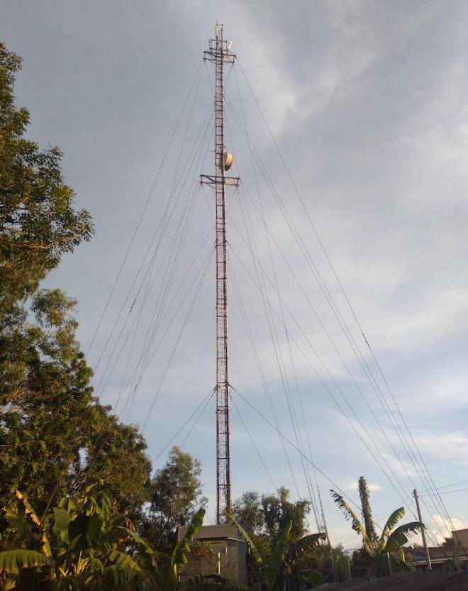 Trạm BTS của Gtel Mobile bị bỏ hoang tại nhiều địa phương 