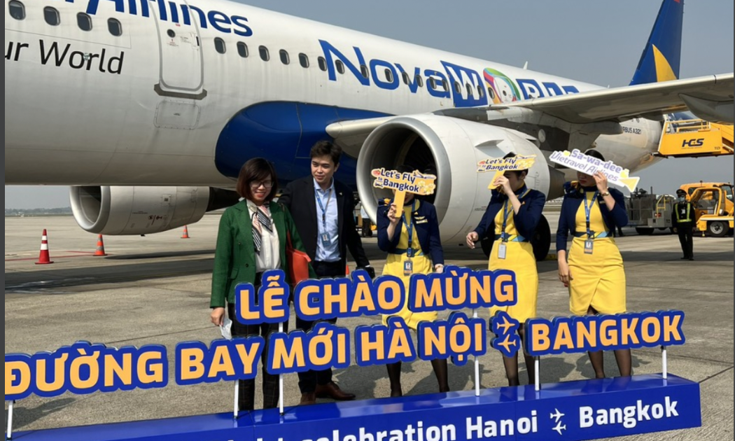 Vietravel Airlines mở chuyến bay Bangkok - Hà Nội đầu tiên hồi tháng 12/2022. 