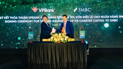 VPBank announces agreement to issue 15% of charter capital to Japan’s SMBC
