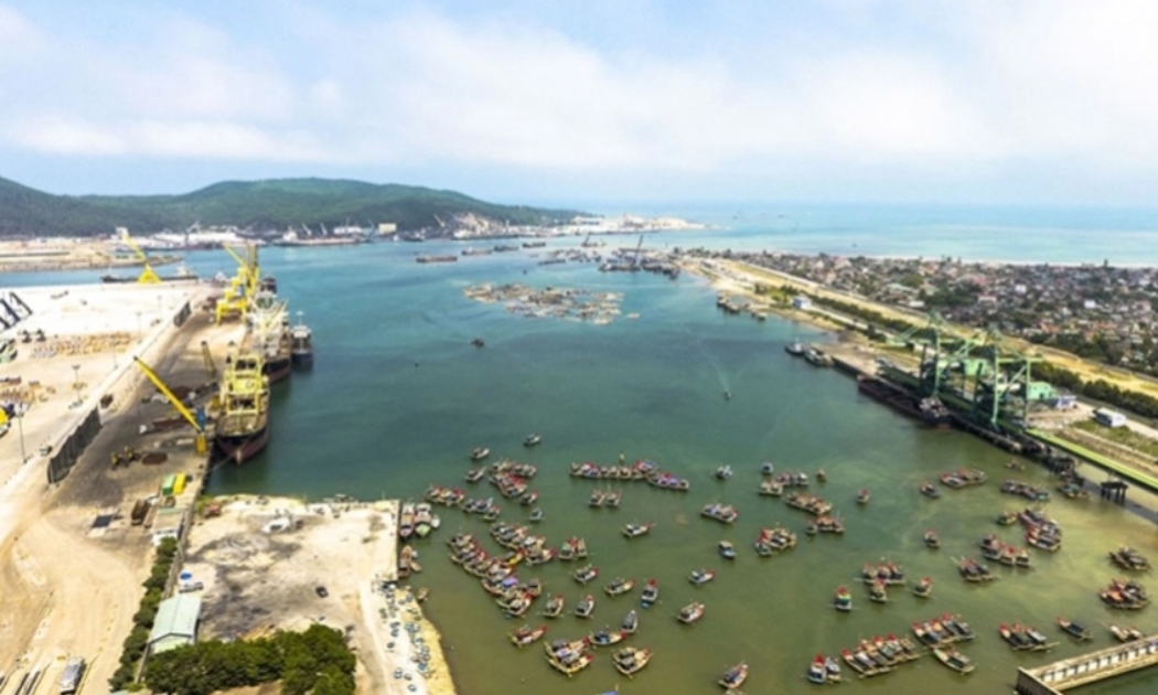 Một góc Khu kinh tế Nghi Sơn