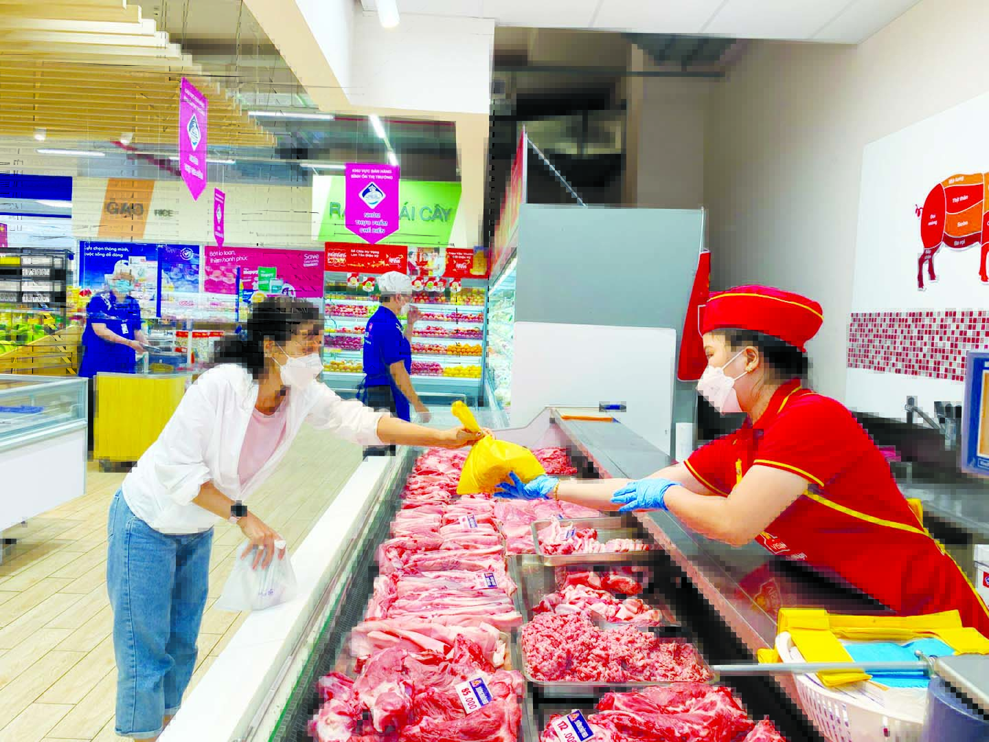 Giá thực phẩm giảm là một trong những nguyên nhân CPI tháng 3 giảm.