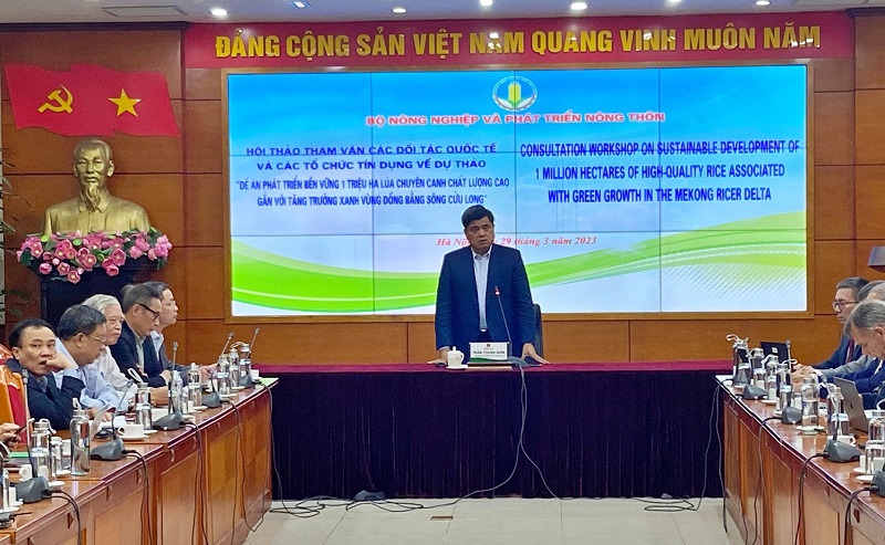 Thứ trưởng Trần Thanh Nam chủ trì hội thảo.