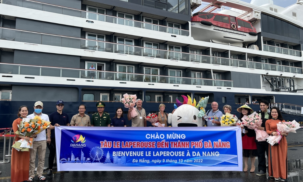 Khahc du lịch quốc tế đến Đà Nẵng bằng đường biển ngày càng tăng nhanh
