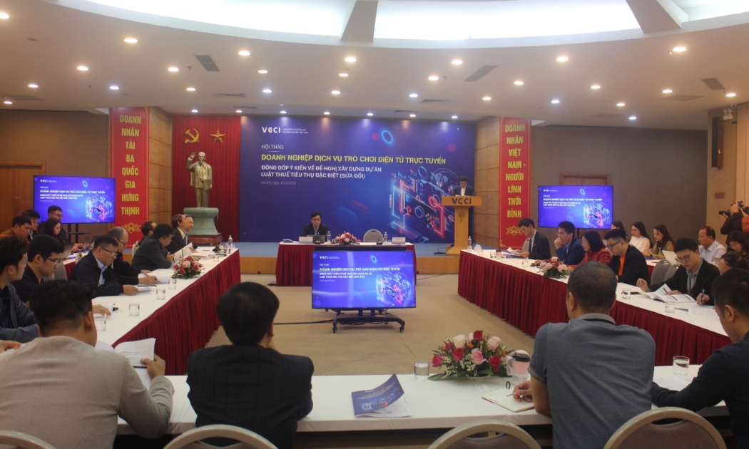 Các doanh nghiệp dịch vụ trò chơi điện tử trực tuyến đóng góp ý kiến về đề nghị xây dựng Dự án Luật Thuế tiêu thụ đặc biệt (sửa đổi).