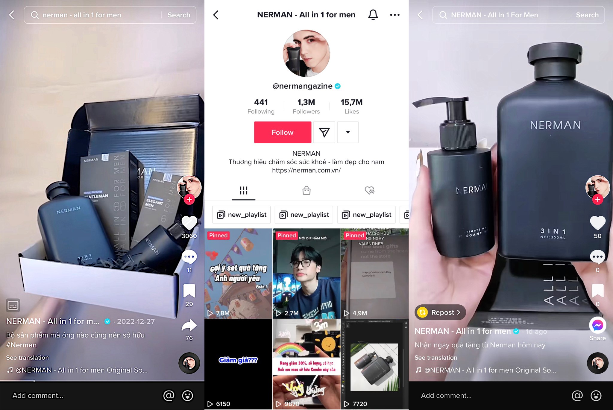 Thương hiệu Nerman tăng trưởng doanh số nhờ hợp t&aacute;c với c&aacute;c nh&agrave; s&aacute;ng tạo nội dung.