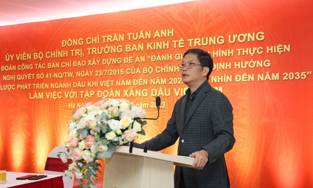 Trưởng Ban Kinh tế Trung ương Trần Tuấn Anh: 