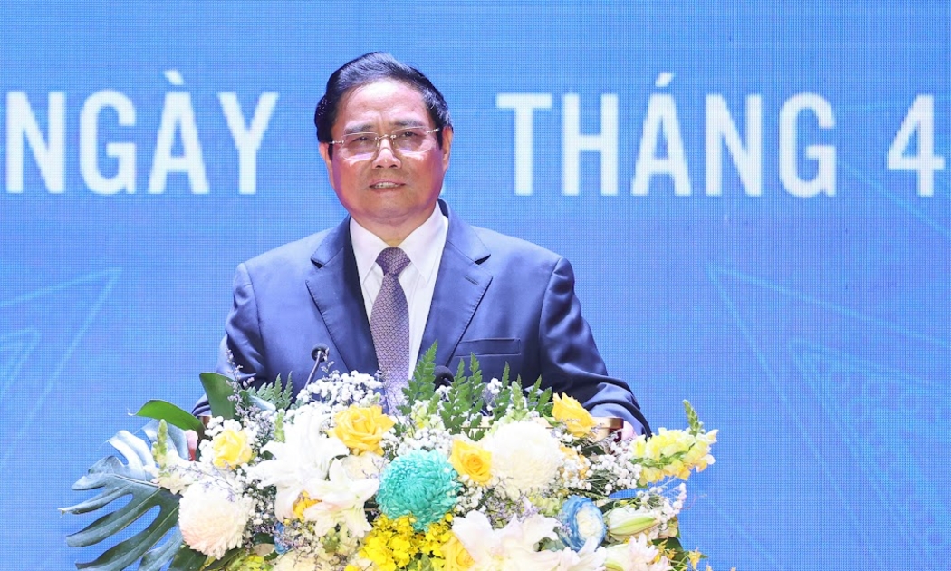 Thủ tướng khẳng định Khánh Hòa nằm trong tổng thể phát triển của Việt Nam và hội tụ nhiều tiềm năng khác biệt, cơ hội nổi trội, lợi thế cạnh tranh để phát triển nhanh và bền vững - Ảnh: VGP